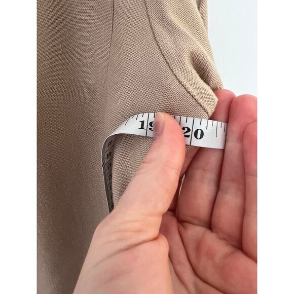 Stella McCartney Women's 40 US 4/6 Tan Blazer Jacket Single Button Breasted FLAW - Picture 14 of 16